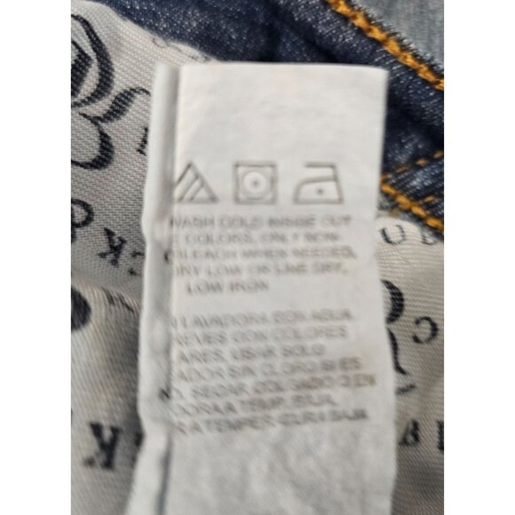 Rock & Republic Distressed Denim Shorts W/Star Detail Casual Festival Summer - Picture 9 of 10